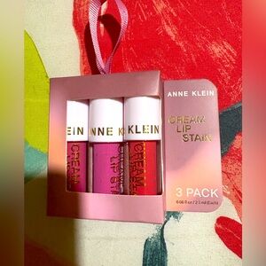 Anne Klein Lip Stain Trio - Red, Pink, Purple